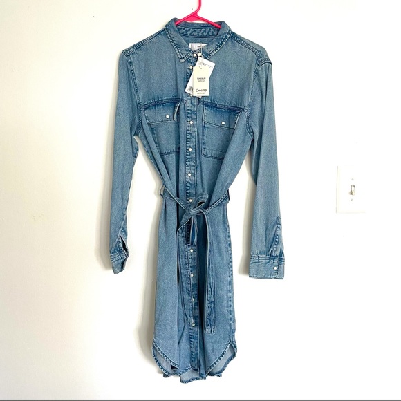 Mango Dresses & Skirts - NWT Mango Denim Dress